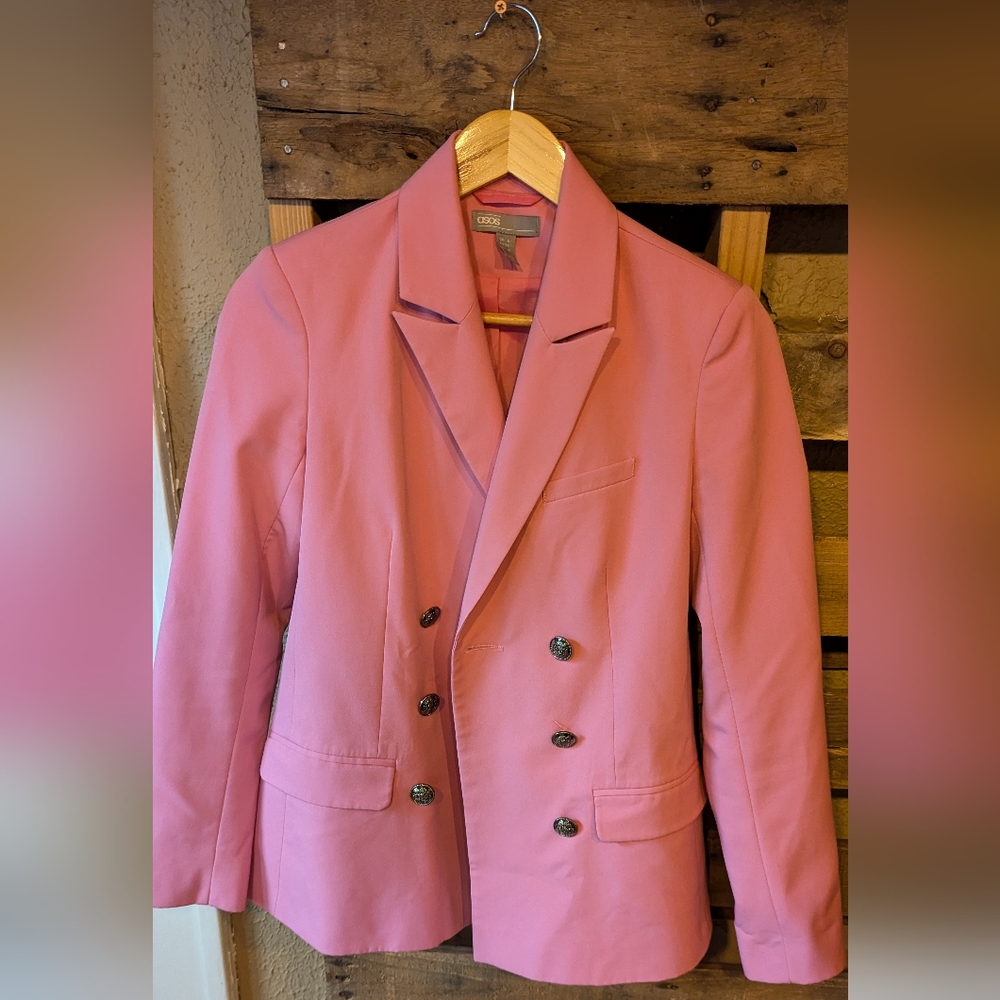 Asos pink suit